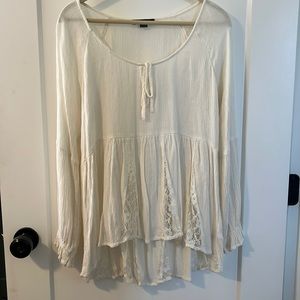 Boho American Eagle top. Size S